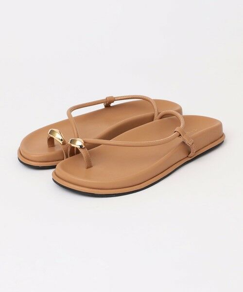 SHIPS / シップス サンダル | quaranciel: メタル サムリング ストラップ プラットフォーム サンダル | 詳細12