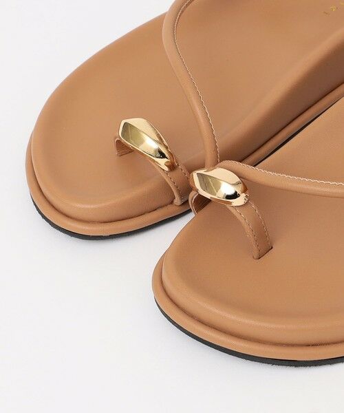 SHIPS / シップス サンダル | quaranciel: メタル サムリング ストラップ プラットフォーム サンダル | 詳細16