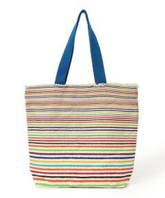 SHIPS / シップス トートバッグ | PALME: コットン マルチ ボーダー トート バッグ