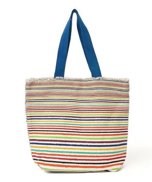SHIPS / シップス トートバッグ | PALME: コットン マルチ ボーダー トート バッグ | 詳細1