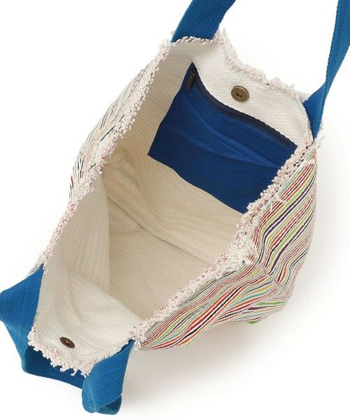 SHIPS / シップス トートバッグ | PALME: コットン マルチ ボーダー トート バッグ | 詳細5