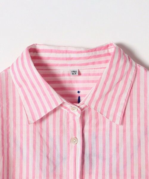 SHIPS / シップス シャツ・ブラウス | PALME:〈手洗い可能〉ストライプ エンブロイダリー シャツ | 詳細2