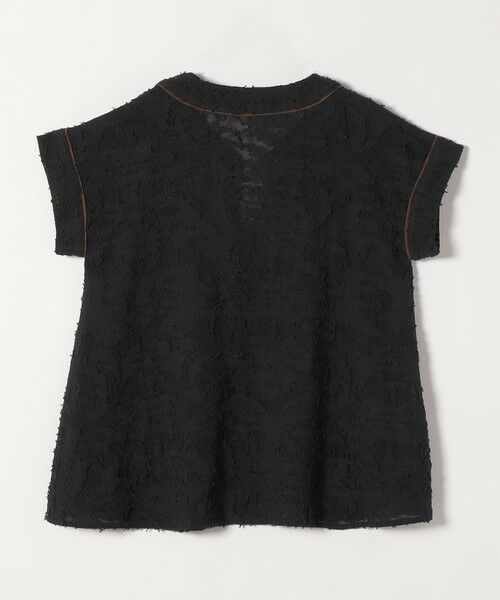 SHIPS / シップス シャツ・ブラウス | 《追加予約》SHIPS any:〈手洗い可能〉メッシュ ジャカード カフタン スキッパー ブラウス | 詳細14