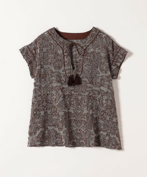 SHIPS / シップス シャツ・ブラウス | SHIPS any:〈手洗い可能〉メッシュ ジャカード カフタン スキッパー ブラウス | 詳細9