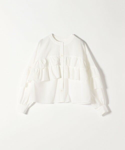 SHIPS / シップス シャツ・ブラウス | SHIPS any:〈洗濯機可能〉ボイル フリル バンドカラー シャツ ブラウス 2 | 詳細11