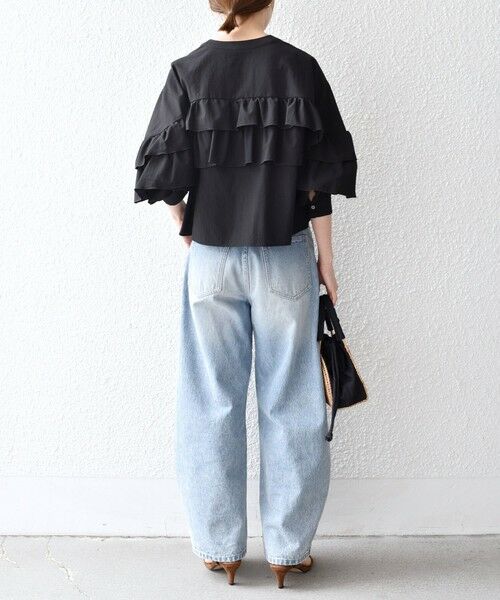 SHIPS / シップス シャツ・ブラウス | SHIPS any:〈洗濯機可能〉ボイル フリル バンドカラー シャツ ブラウス 2 | 詳細15