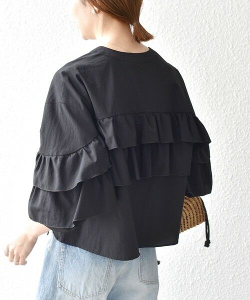 SHIPS / シップス シャツ・ブラウス | SHIPS any:〈洗濯機可能〉ボイル フリル バンドカラー シャツ ブラウス 2 | 詳細19