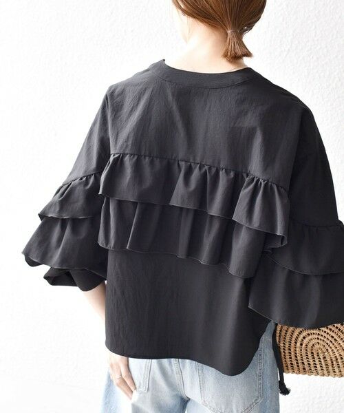 SHIPS / シップス シャツ・ブラウス | SHIPS any:〈洗濯機可能〉ボイル フリル バンドカラー シャツ ブラウス 2 | 詳細21