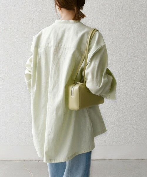 SHIPS / シップス シャツ・ブラウス | SHIPS any:〈洗濯機可能〉リネン ミックス スタンドカラー ポケット シャツ 25SS 2 | 詳細13