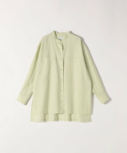 SHIPS / シップス シャツ・ブラウス | SHIPS any:〈洗濯機可能〉リネン ミックス スタンドカラー ポケット シャツ 25SS 2 | 詳細16