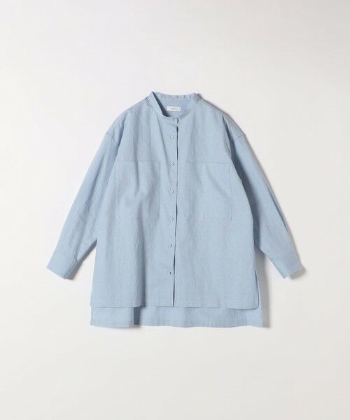 セール】 SHIPS any:〈洗濯機可能〉リネン ミックス スタンド
