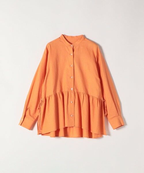SHIPS / シップス シャツ・ブラウス | SHIPS any:〈洗濯機可能〉リネン ミックス リボン ペプラム バンドカラー シャツ 2 | 詳細20