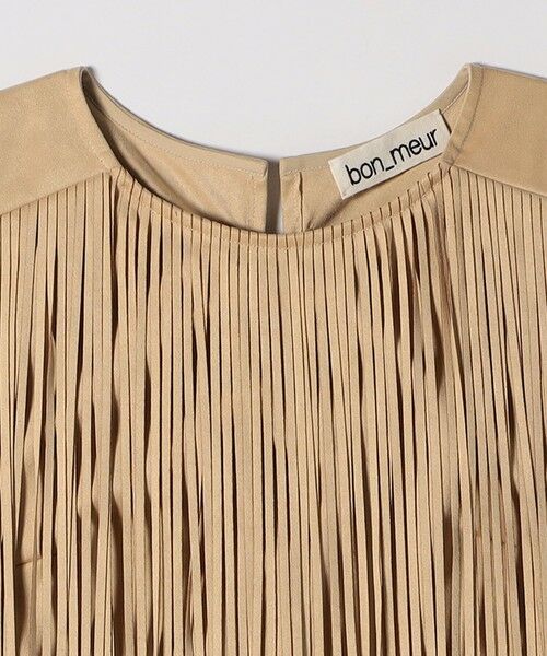 SHIPS / シップス ベスト | bon_meur:〈手洗い可能〉フリンジ チャーム ノースリーブ プルオーバー | 詳細10