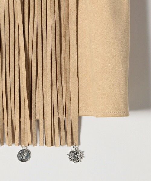 SHIPS / シップス ベスト | bon_meur:〈手洗い可能〉フリンジ チャーム ノースリーブ プルオーバー | 詳細12