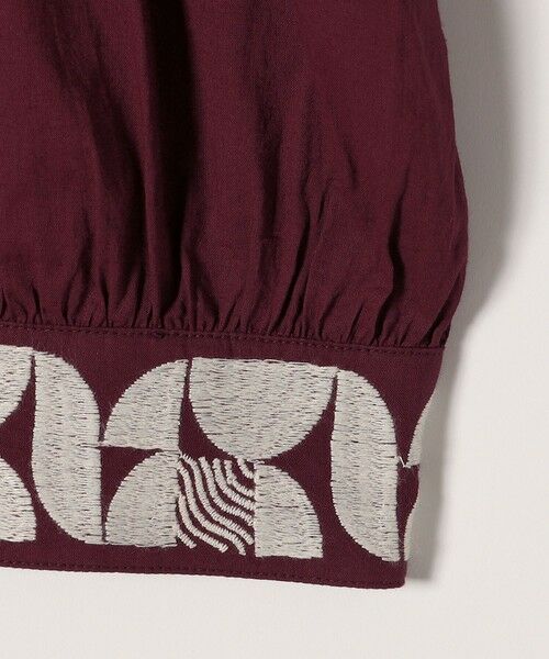 SHIPS / シップス シャツ・ブラウス | bon_meur:〈洗濯機可能〉ジオメトリック エンブロイダリー シャーリング ブラウス | 詳細21