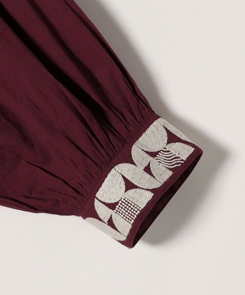 SHIPS / シップス シャツ・ブラウス | bon_meur:〈洗濯機可能〉ジオメトリック エンブロイダリー シャーリング ブラウス | 詳細22