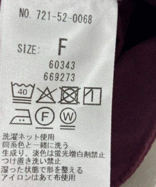 SHIPS / シップス シャツ・ブラウス | bon_meur:〈洗濯機可能〉ジオメトリック エンブロイダリー シャーリング ブラウス | 詳細24