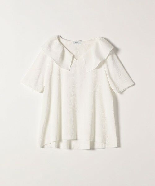 SHIPS / シップス シャツ・ブラウス | 【WEB限定】SHIPS any:〈洗濯機可能〉ラフ サテン フリルカラー ブラウス 25SS | 詳細12