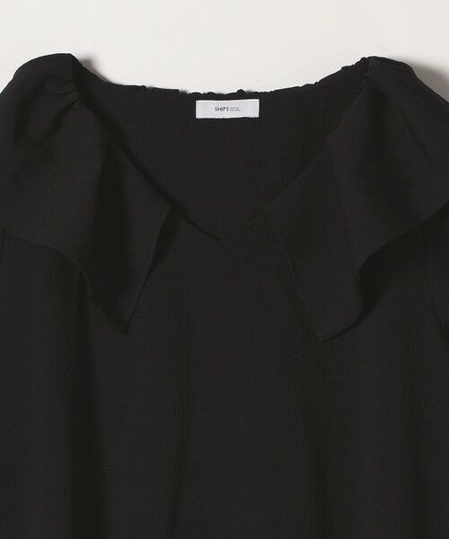 SHIPS / シップス シャツ・ブラウス | 《一部追加予約》【WEB限定】SHIPS any:〈洗濯機可能〉ラフ サテン フリルカラー ブラウス 26SS | 詳細23