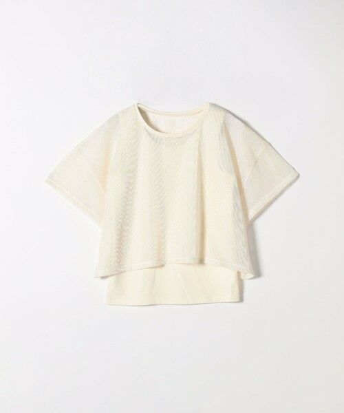SHIPS / シップス Tシャツ | SHIPS any:〈手洗い可能〉メッシュ シアー ワイド TEE × タンク セット | 詳細10