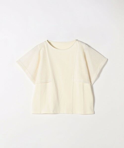 SHIPS / シップス Tシャツ | SHIPS any:〈手洗い可能〉メッシュ シアー ハンカチ スリーブ ドッキング TEE | 詳細10