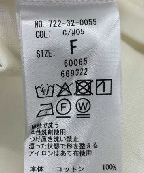 SHIPS / シップス Tシャツ | SHIPS any:〈手洗い可能〉メッシュ シアー ハンカチ スリーブ ドッキング TEE | 詳細12