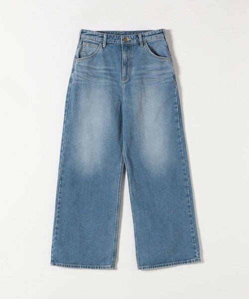 SHIPS / シップス デニムパンツ | Lee:〈洗濯機可能〉ルーズ ストレート ワイド デニム パンツ（ブルー）