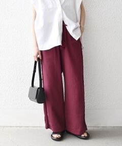 SHIPS / シップス その他パンツ | bon_meur:〈手洗い可能〉ブレイド ロープ デザイン タッセル ワイド パンツ