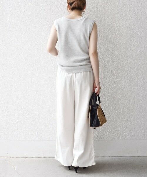 SHIPS / シップス その他パンツ | bon_meur:〈手洗い可能〉ブレイド ロープ デザイン タッセル ワイド パンツ | 詳細2