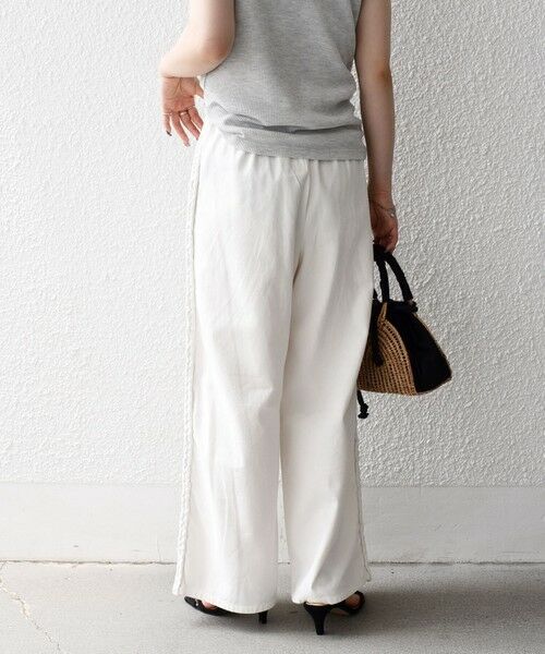 SHIPS / シップス その他パンツ | bon_meur:〈手洗い可能〉ブレイド ロープ デザイン タッセル ワイド パンツ | 詳細7