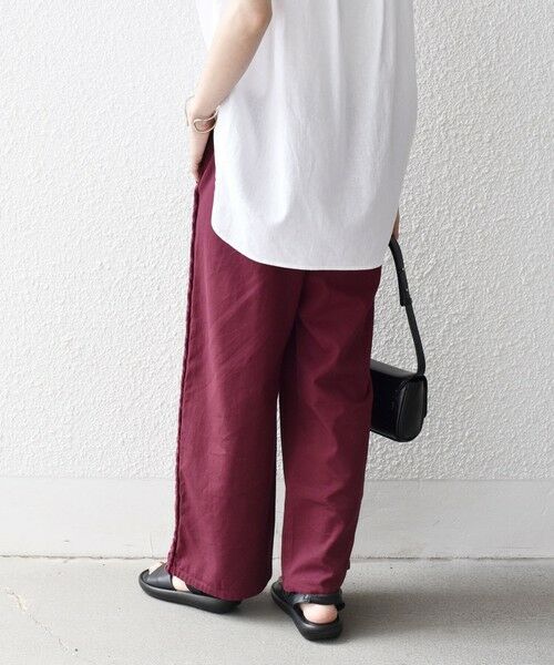 SHIPS / シップス その他パンツ | bon_meur:〈手洗い可能〉ブレイド ロープ デザイン タッセル ワイド パンツ | 詳細16