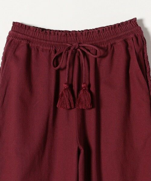SHIPS / シップス その他パンツ | bon_meur:〈手洗い可能〉ブレイド ロープ デザイン タッセル ワイド パンツ | 詳細20
