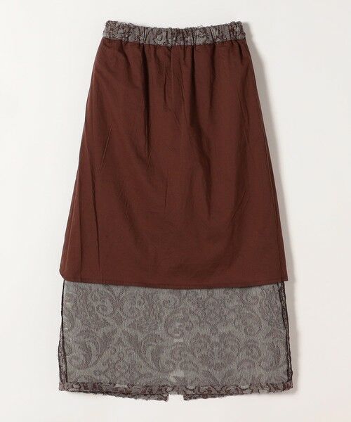 SHIPS / シップス ロング・マキシ丈スカート | SHIPS any:〈手洗い可能〉メッシュ ジャカード イージー Iライン スカート | 詳細14