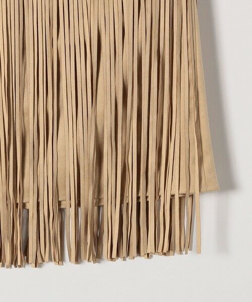 SHIPS / シップス ロング・マキシ丈スカート | bon_meur:〈手洗い可能〉フリンジ ティアード タイト スカート | 詳細10