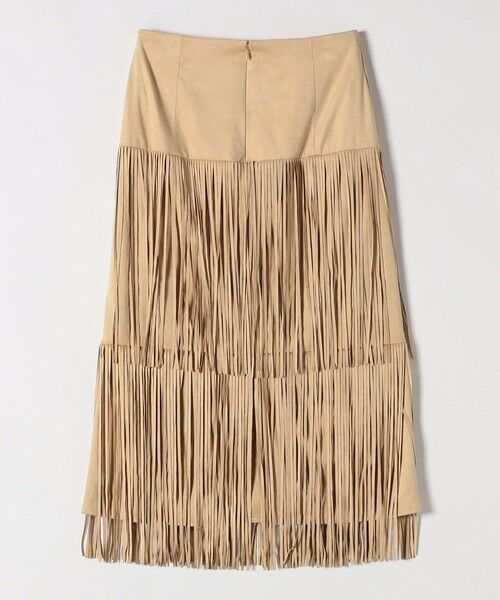 SHIPS / シップス ロング・マキシ丈スカート | bon_meur:〈手洗い可能〉フリンジ ティアード タイト スカート | 詳細11