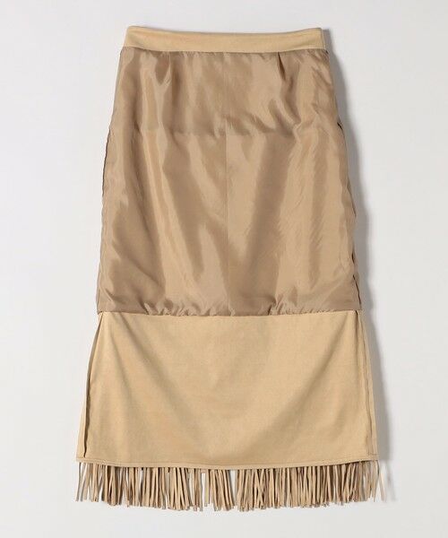 SHIPS / シップス ロング・マキシ丈スカート | bon_meur:〈手洗い可能〉フリンジ ティアード タイト スカート | 詳細13