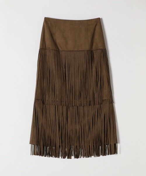 SHIPS / シップス ロング・マキシ丈スカート | bon_meur:〈手洗い可能〉フリンジ ティアード タイト スカート | 詳細24
