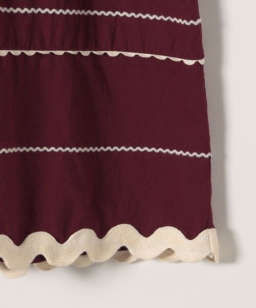 SHIPS / シップス ロング・マキシ丈ワンピース | bon_meur:〈洗濯機可能〉ジオメトリック エンブロイダリー パフ マキシ ワンピース | 詳細26