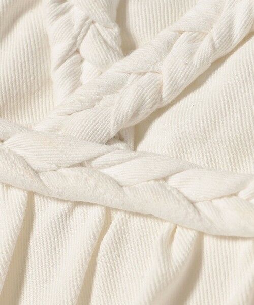 SHIPS / シップス サロペット・オールインワン | bon_meur:〈手洗い可能〉ロープ編み コットン ワイド ギャザー サロペット | 詳細9