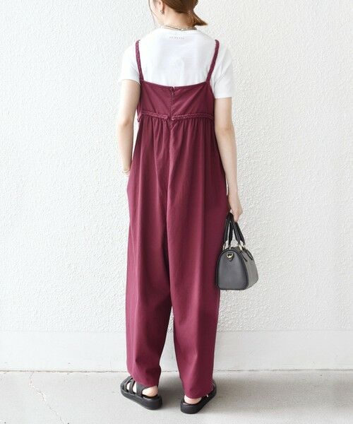 bon_meur:〈手洗い可能〉ロープ編み コットン ワイド ギャザー