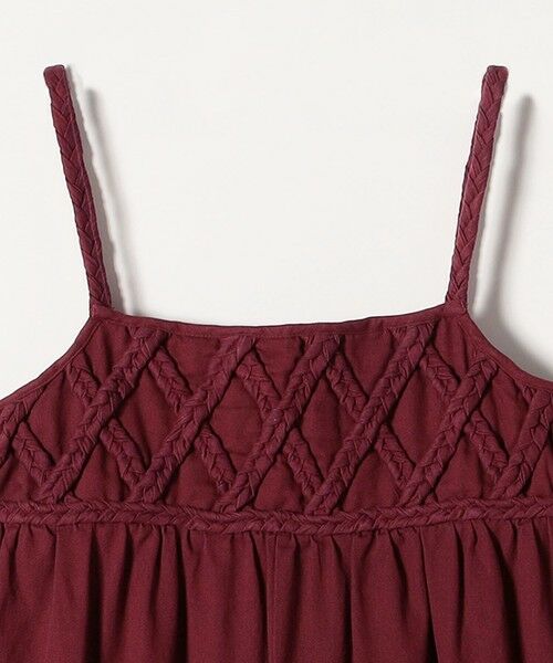 SHIPS / シップス サロペット・オールインワン | bon_meur:〈手洗い可能〉ロープ編み コットン ワイド ギャザー サロペット | 詳細19