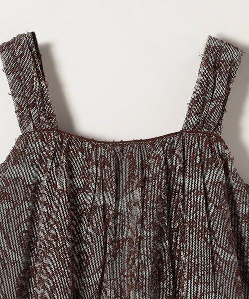 SHIPS / シップス ロング・マキシ丈ワンピース | SHIPS any:〈手洗い可能〉メッシュ ジャカード ギャザー Iライン ワンピース | 詳細9