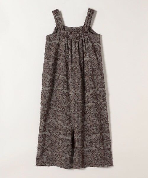 SHIPS / シップス ロング・マキシ丈ワンピース | SHIPS any:〈手洗い可能〉メッシュ ジャカード ギャザー Iライン ワンピース | 詳細13