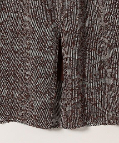 SHIPS / シップス ロング・マキシ丈ワンピース | SHIPS any:〈手洗い可能〉メッシュ ジャカード ギャザー Iライン ワンピース | 詳細14