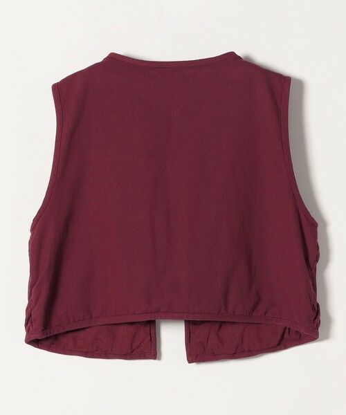 SHIPS / シップス ベスト | bon_meur:〈手洗い可能〉ロープ編み コットン コンパクト フリンジ ベスト | 詳細20