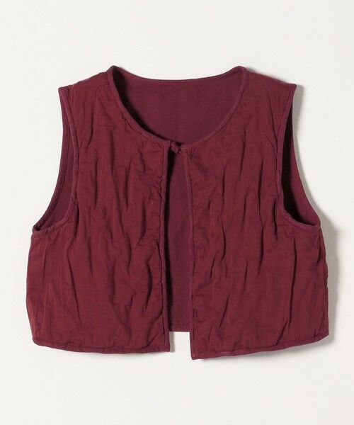 SHIPS / シップス ベスト | bon_meur:〈手洗い可能〉ロープ編み コットン コンパクト フリンジ ベスト | 詳細21