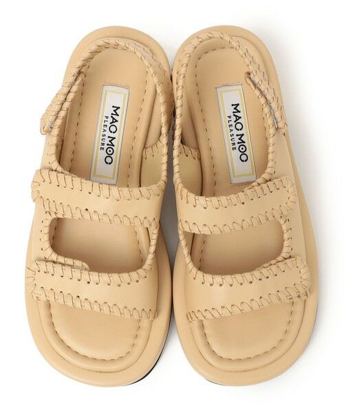 SHIPS / シップス サンダル | MACMOC: Ratan ステッチ ストラップ サンダル | 詳細4