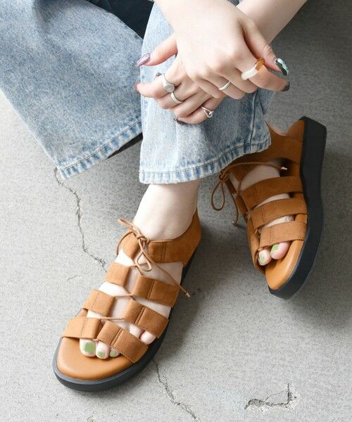 SHIPS / シップス サンダル | SHIPS any: グラディエーター プラットフォーム サンダル | 詳細8