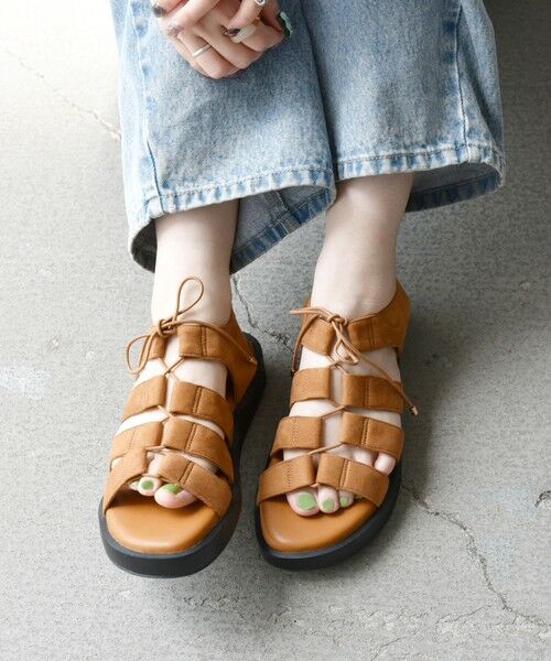 SHIPS / シップス サンダル | SHIPS any: グラディエーター プラットフォーム サンダル | 詳細9