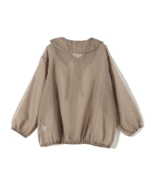 SHIPS / シップス シャツ・ブラウス | SHIPS Colors:〈手洗い可能〉シアー リネンライク アノラック シャツ | 詳細2